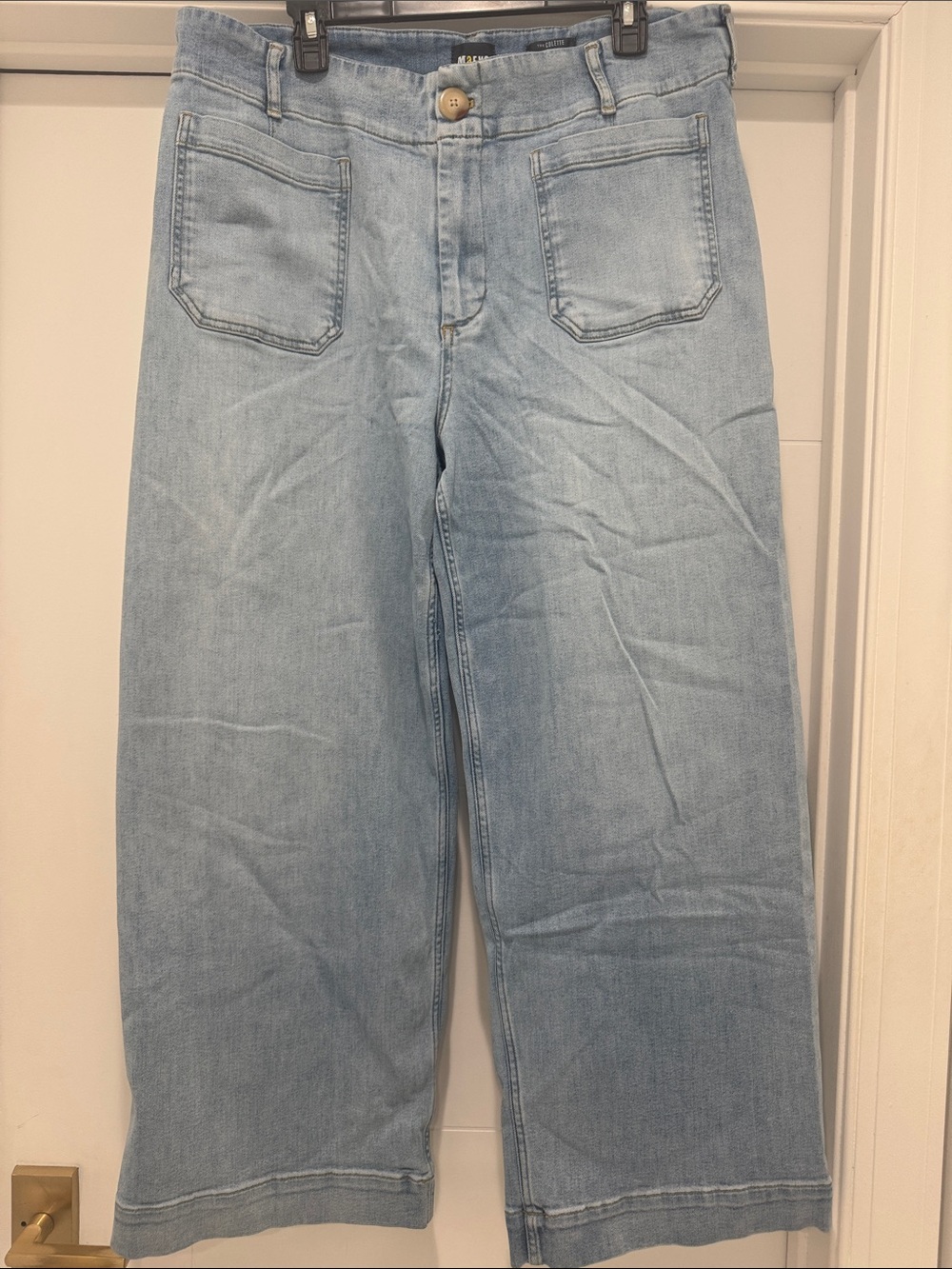 Maeve Light Blue Wide-Leg Women's Jeans